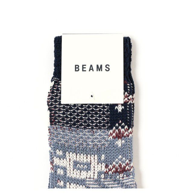 BEAMS「BEAMS / マルチジャカード ソックス」|ソックス|
