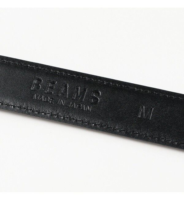BEAMS「BEAMS / ガラスレザーベルト」|ベルト|