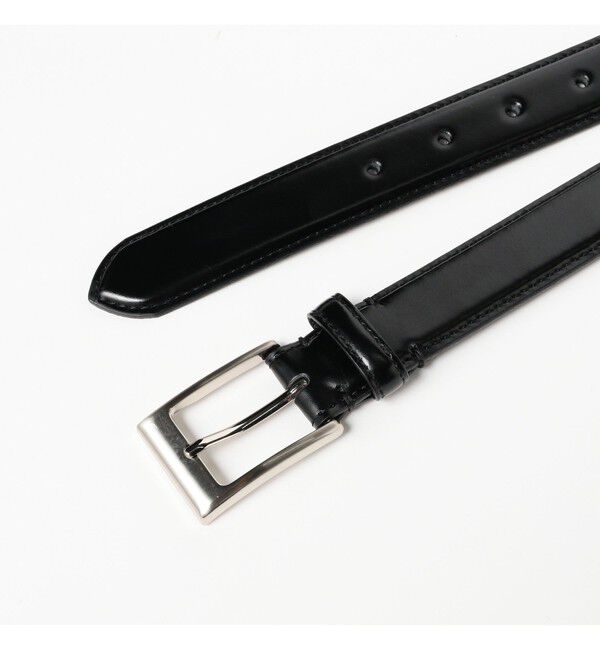 BEAMS「BEAMS / ガラスレザーベルト」|ベルト|