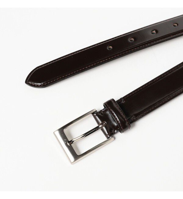 BEAMS「BEAMS / ガラスレザーベルト」|ベルト|