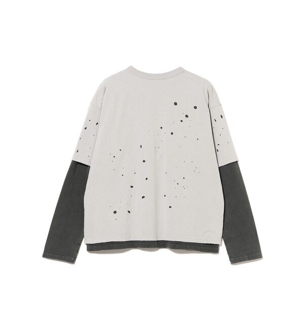 BEAMS「レイヤード ダメージ Tシャツ」|Tシャツ・カットソー|