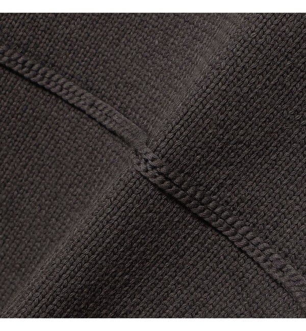 BEAMS「5ゲージ パネル クルーネック ニット」|ニット・セーター|