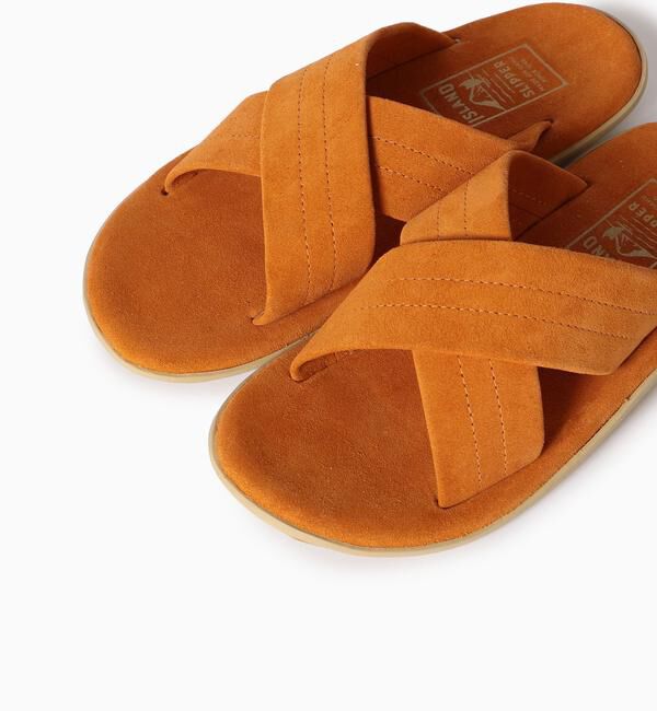 SHIPS「ISLAND SLIPPER: SHIPS(シップス) 別注 クロスストラップ サンダル」|サンダル|