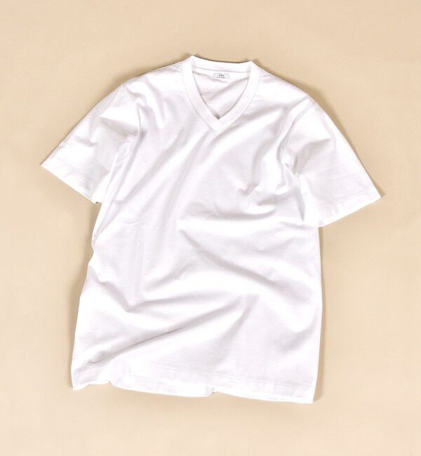 SHIPS「SHIPS: 抗菌・防臭 NANO-FINE（R） コットン Vネック Tシャツ」|Tシャツ・カットソー|