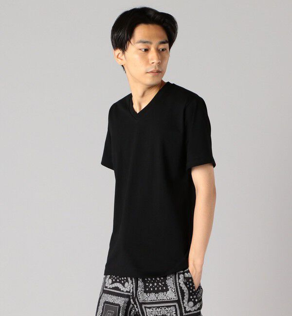 SHIPS「SHIPS: 抗菌・防臭 NANO-FINE（R） コットン Vネック Tシャツ」|Tシャツ・カットソー|