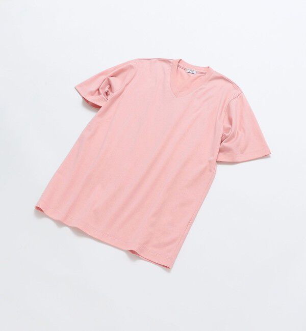 SHIPS「SHIPS: 抗菌・防臭 NANO-FINE（R） コットン Vネック Tシャツ」|Tシャツ・カットソー|