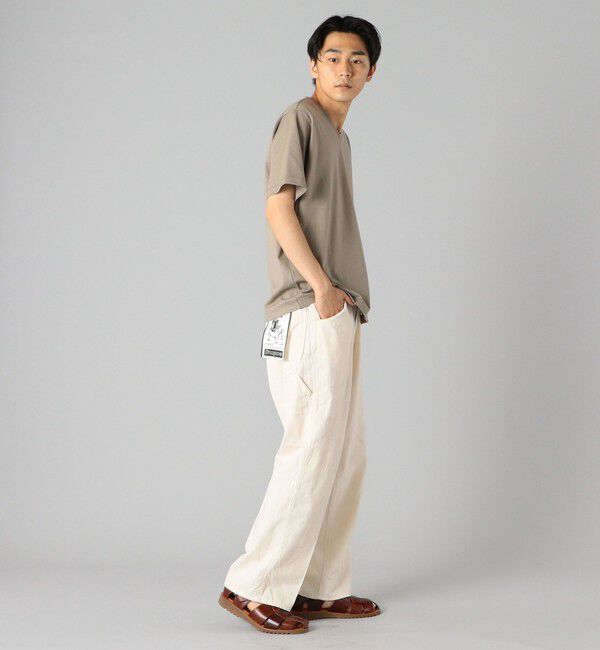 SHIPS「SHIPS: 抗菌・防臭 NANO-FINE（R） コットン Vネック Tシャツ」|Tシャツ・カットソー|