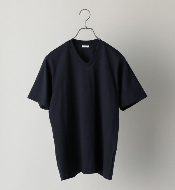 SHIPS「SHIPS: 抗菌・防臭 NANO-FINE（R） コットン Vネック Tシャツ」|Tシャツ・カットソー|