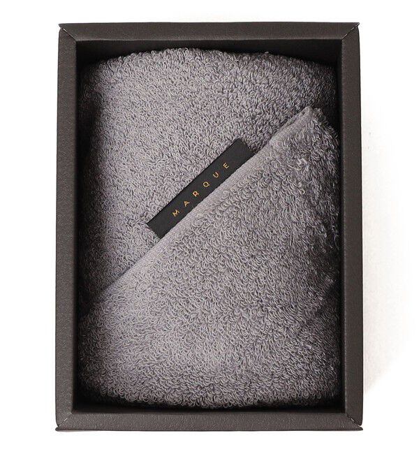 SHIPS Days「育てるタオル MARQUE:ドゥミ フェイスタオル」|タオル|チャコールグレー