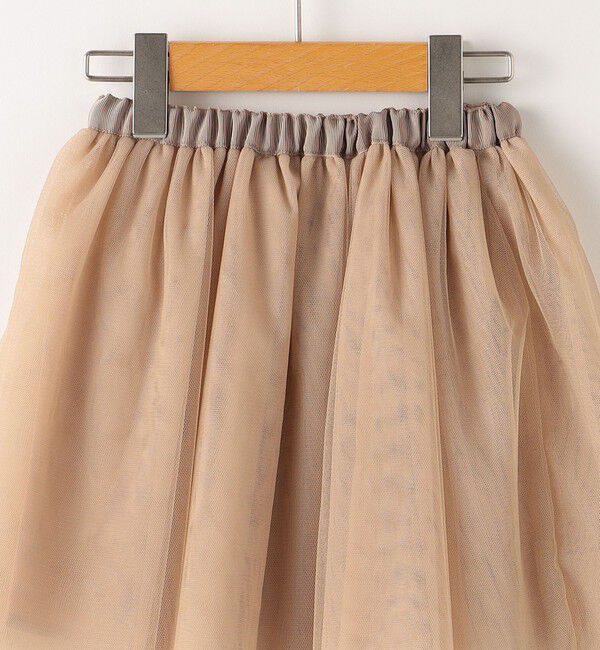 SHIPS KIDS「SHIPS KIDS:100～130cm / チュール スカート」|フレア|