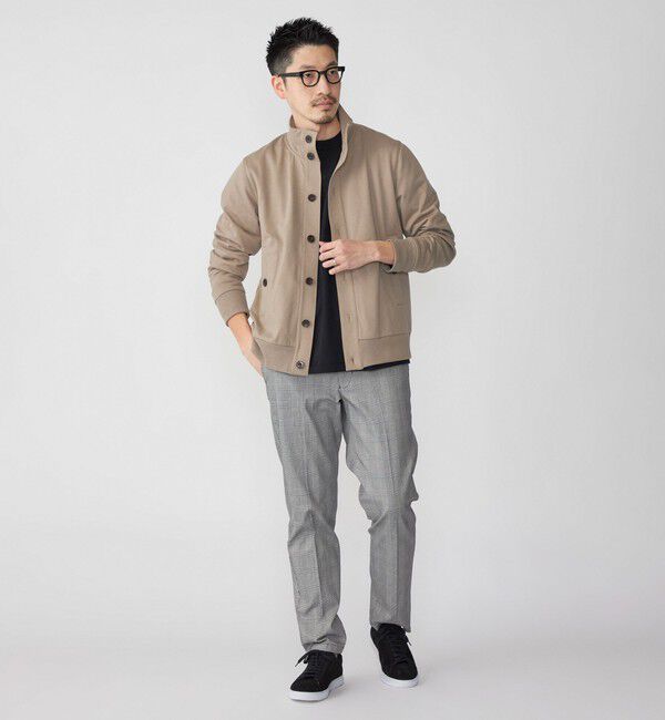 SHIPS「SHIPS: TEXBRID(R) スタンド リブブルゾン」|ブルゾン・スタジャン|