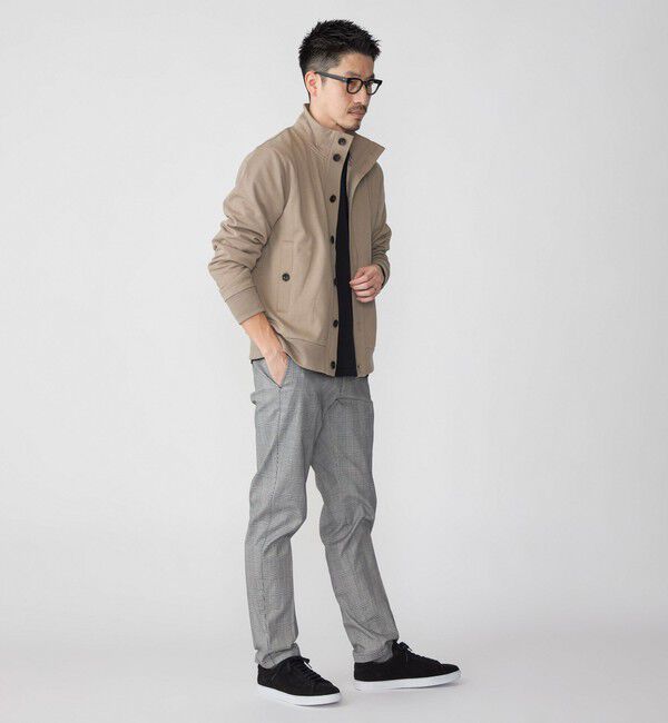 SHIPS「SHIPS: TEXBRID(R) スタンド リブブルゾン」|ブルゾン・スタジャン|