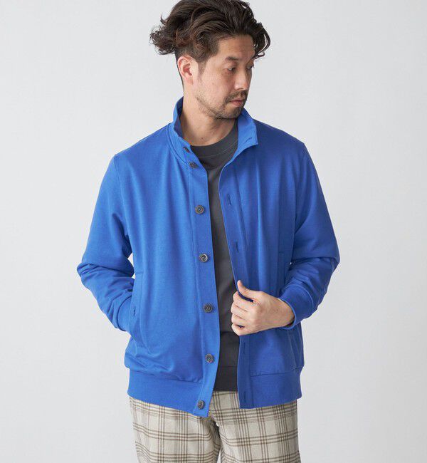 SHIPS「SHIPS: TEXBRID(R) スタンド リブブルゾン」|ブルゾン・スタジャン|