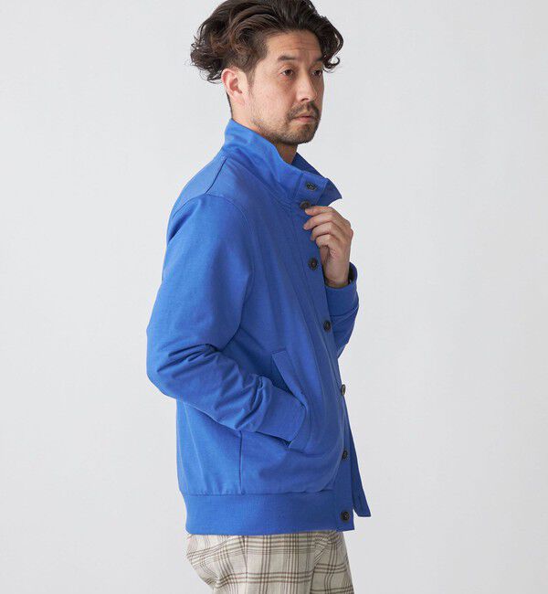 SHIPS「SHIPS: TEXBRID(R) スタンド リブブルゾン」|ブルゾン・スタジャン|