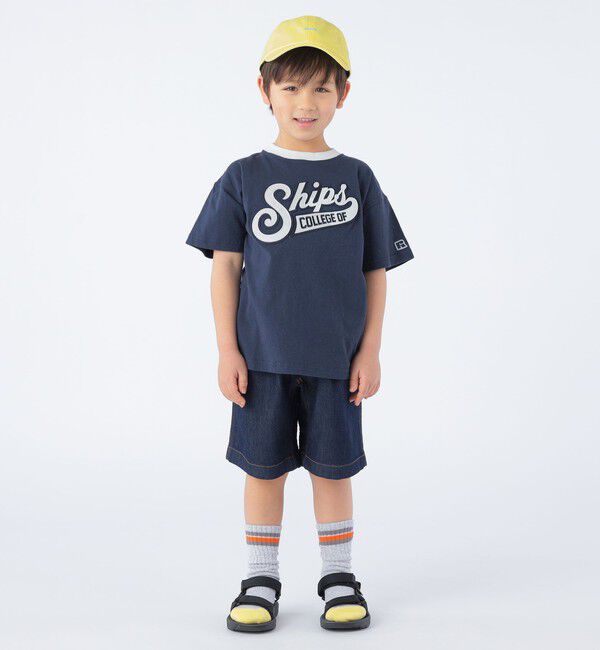SHIPS KIDS「SHIPS KIDS:3P ライン ソックス」|ソックス|
