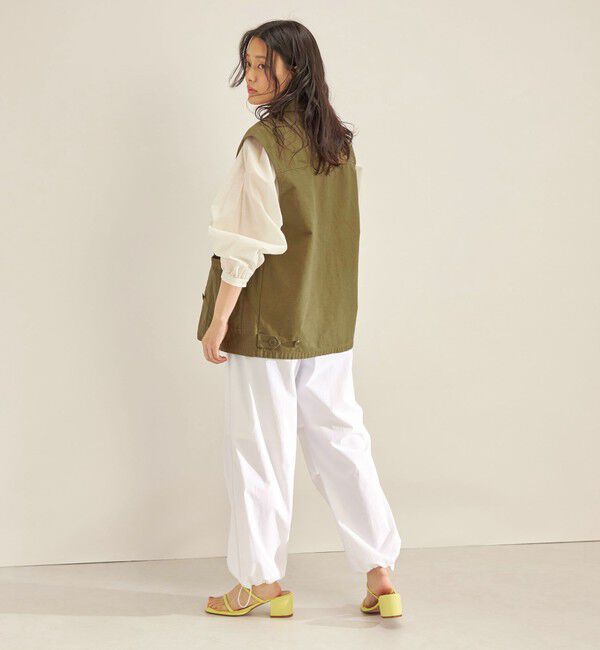 SHIPS for women「Odub:〈洗濯機可能〉ミリタリー ジレ◇」|ベスト・ジレ|