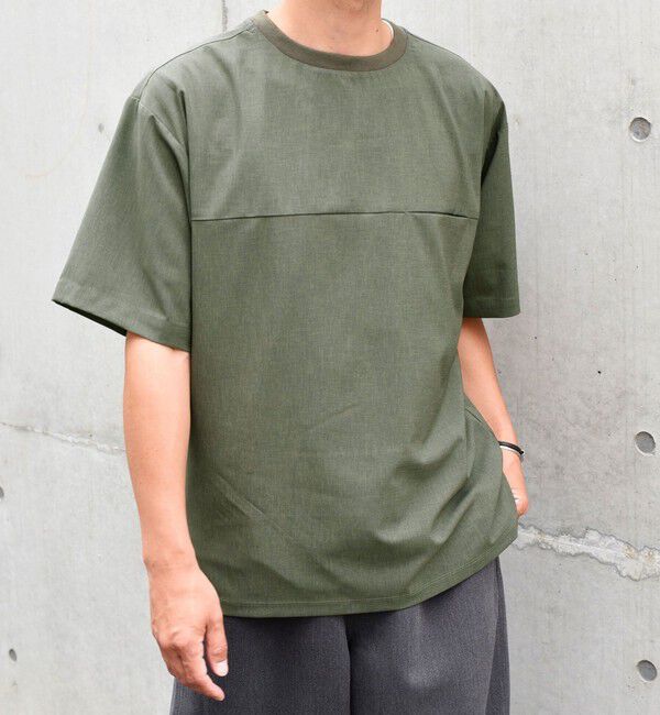 SHIPS any「SHIPS any: COOLMAX（R） サマー プルオーバー Tシャツ (セットアップ対応) 24SS◇」|Tシャツ・カットソー|