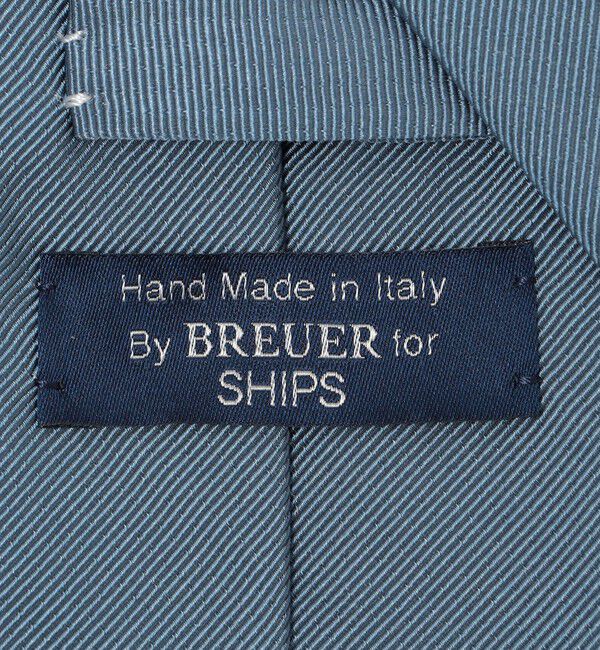 SHIPS「BREUER: シルク コットン モガドール 無地 ネクタイ」|ネクタイ・蝶ネクタイ|