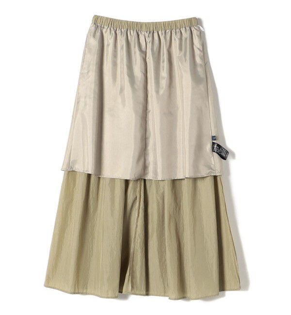 SHIPS for women「〈手洗い可能〉タフタ ティアード ロング スカート」|スカート|