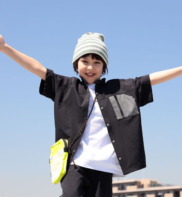 SHIPS KIDS「SHIPS KIDS:100～130cm /〈UVカット/吸水速乾〉ナイロン ドライ シャツ」|シャツ・ブラウス|