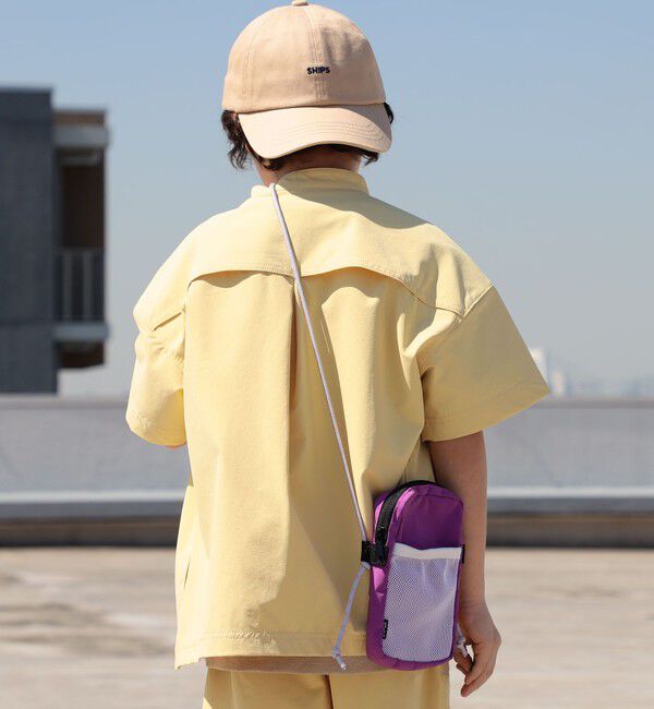 SHIPS KIDS「SHIPS KIDS:100～130cm /〈UVカット/吸水速乾〉ナイロン ドライ シャツ」|シャツ・ブラウス|