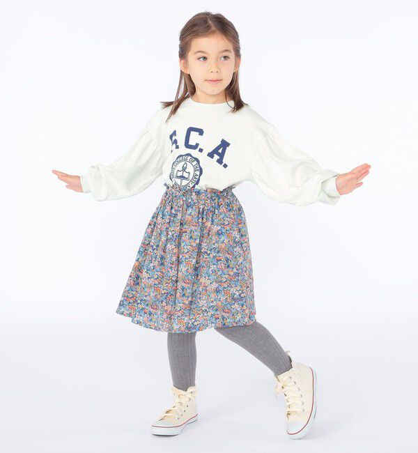 SHIPS KIDS「SHIPS KIDS:100～130cm / リバティ スカート」|フレア|