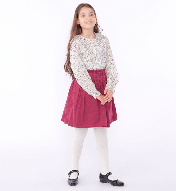 SHIPS KIDS「SHIPS KIDS:140～150cm / リバティ 長袖 ブラウス」|シャツ・ブラウス|