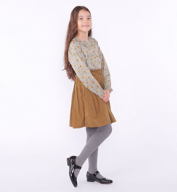 SHIPS KIDS「SHIPS KIDS:140～150cm / リバティ 長袖 ブラウス」|シャツ・ブラウス|