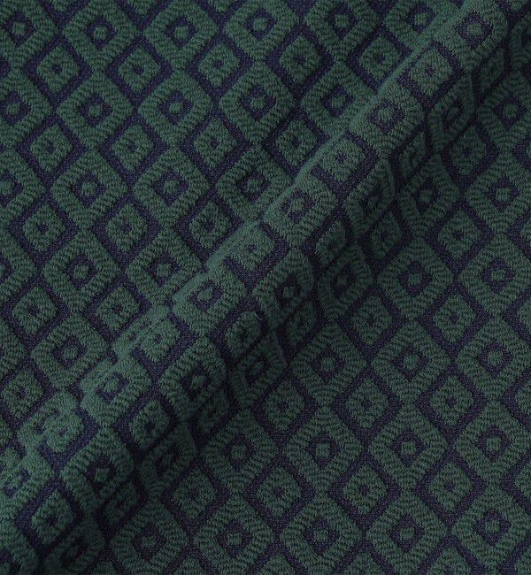 SHIPS「SHIPS: 〈洗濯機可能〉ジャカード 小紋柄 Vネック カーディガン」|カーディガン|