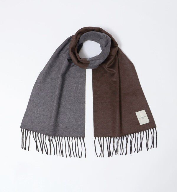 SHIPS「【SHIPS別注】PIACENZA: シルク カシミヤ リバーシブル マフラー」|マフラー|