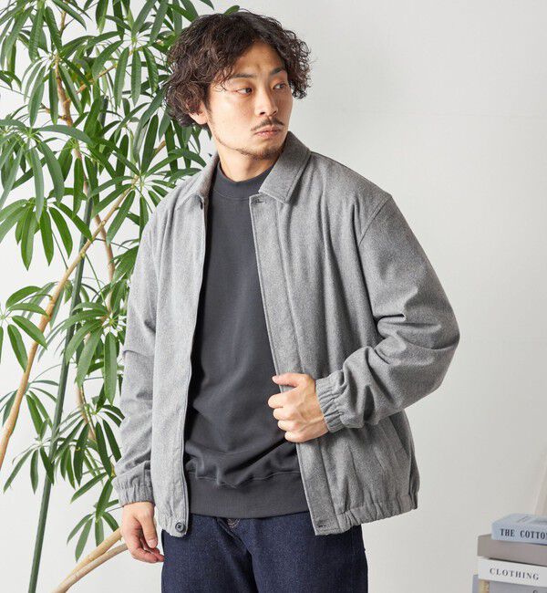 SHIPS any「SHIPS any: WONDERSHAPE(R) 4WAY ストレッチ ショート ブルゾン◇」|ブルゾン・スタジャン|グレー