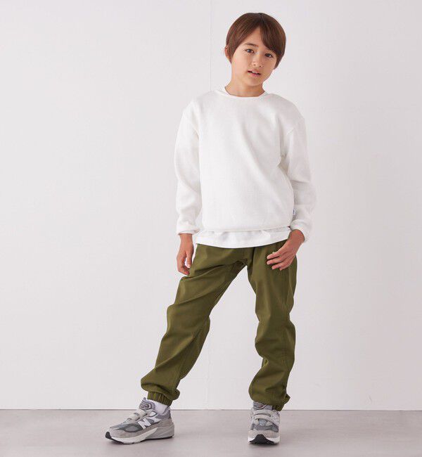 SHIPS any「SHIPS any: ランドヘム ワッフル ロングスリーブ Tシャツ<KIDS>」|Tシャツ・カットソー|