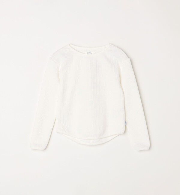 SHIPS any「SHIPS any: ランドヘム ワッフル ロングスリーブ Tシャツ<KIDS>」|Tシャツ・カットソー|