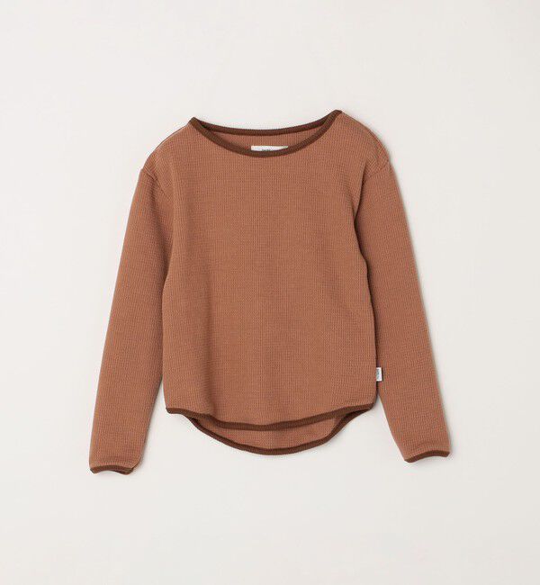 SHIPS any「SHIPS any: ランドヘム ワッフル ロングスリーブ Tシャツ<KIDS>」|Tシャツ・カットソー|