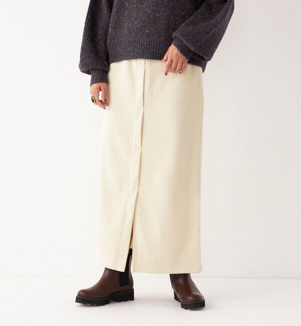 SHIPS Colors 「SHIPS Colors:〈洗濯機可能〉カット コーデュロイ タイト スカート」|タイト|