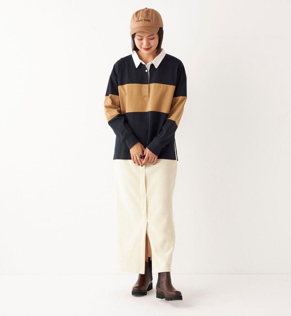 SHIPS Colors 「SHIPS Colors:〈洗濯機可能〉カット コーデュロイ タイト スカート」|タイト|