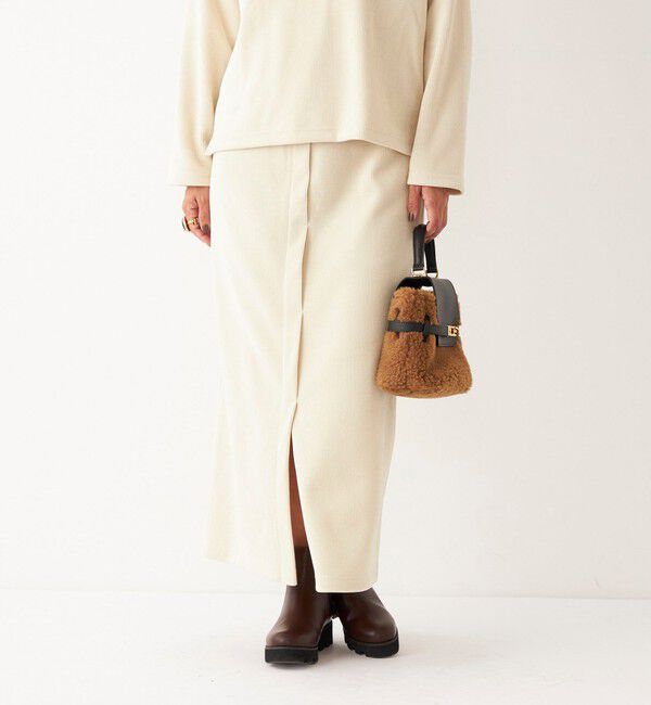 SHIPS Colors 「SHIPS Colors:〈洗濯機可能〉カット コーデュロイ タイト スカート」|タイト|