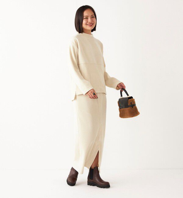 SHIPS Colors 「SHIPS Colors:〈洗濯機可能〉カット コーデュロイ タイト スカート」|タイト|