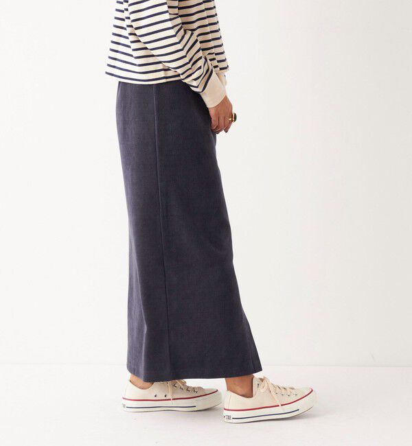 SHIPS Colors 「SHIPS Colors:〈洗濯機可能〉カット コーデュロイ タイト スカート」|タイト|