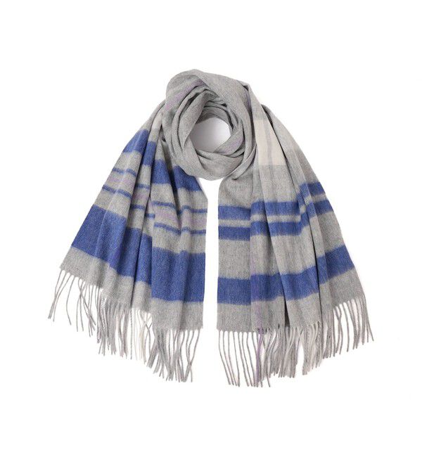 SHIPS Colors 「SHIPS Colors:〈手洗い可能〉ウール チェック ストール 2」|ストール|