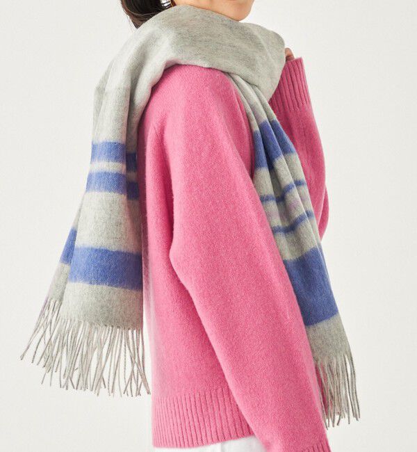SHIPS Colors 「SHIPS Colors:〈手洗い可能〉ウール チェック ストール 2」|ストール|