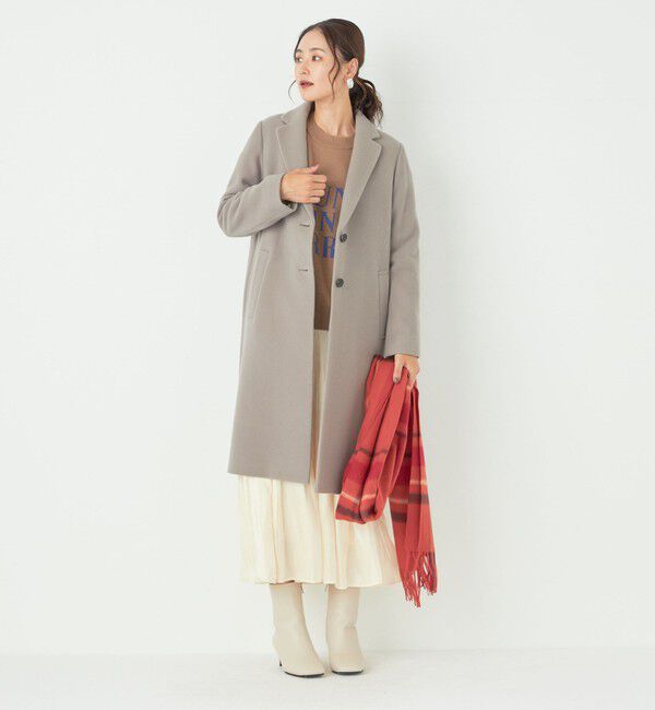 SHIPS Colors 「SHIPS Colors:〈手洗い可能〉ウール チェック ストール 2」|ストール|