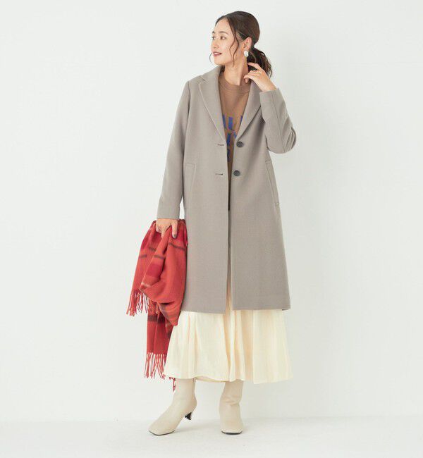 SHIPS Colors 「SHIPS Colors:〈手洗い可能〉ウール チェック ストール 2」|ストール|