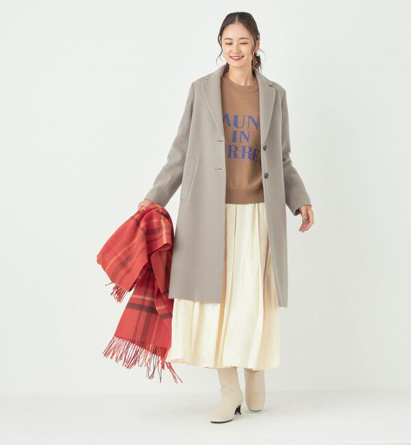 SHIPS Colors 「SHIPS Colors:〈手洗い可能〉ウール チェック ストール 2」|ストール|