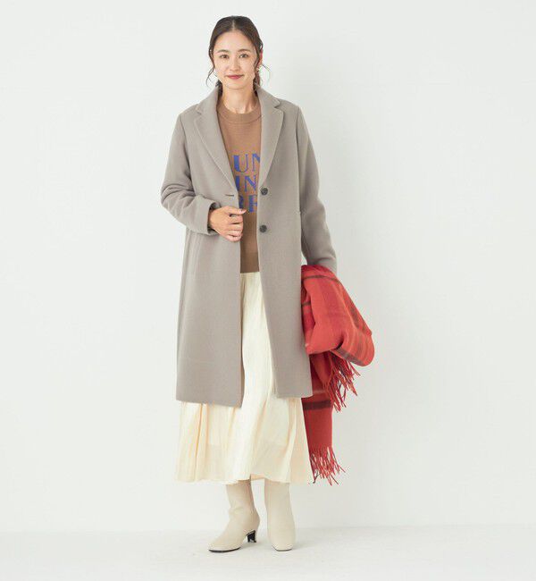 SHIPS Colors 「SHIPS Colors:〈手洗い可能〉ウール チェック ストール 2」|ストール|