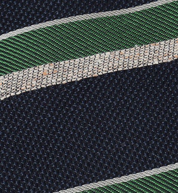 SHIPS「Stefanobigi: シルク コットン メランジ ストライプ ネクタイ」|ネクタイ・蝶ネクタイ|