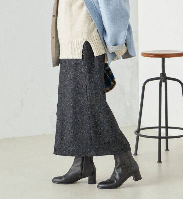 SHIPS for women「リサイクル ウール混 ポケット タイト スカート」|スカート|