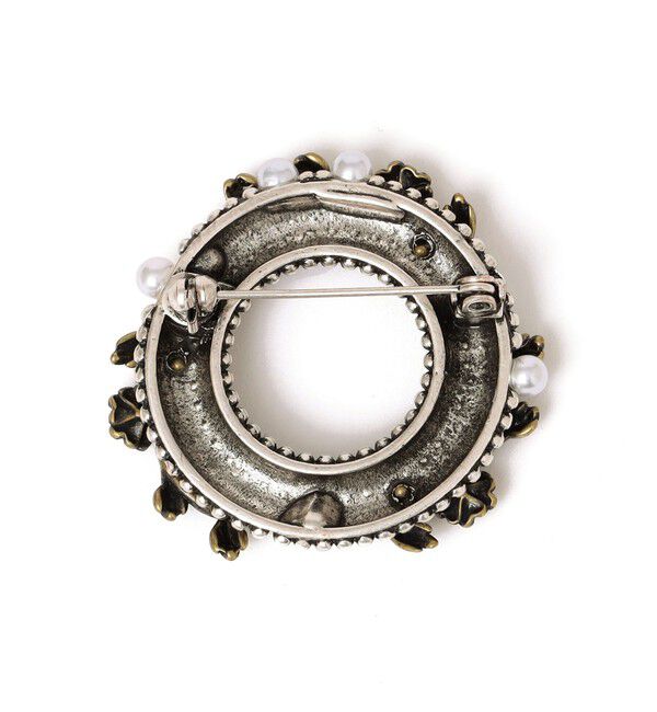 SHIPS for women「サークル デザイン アンティーク パール モチーフ ブローチ」|ブローチ・コサージュ|