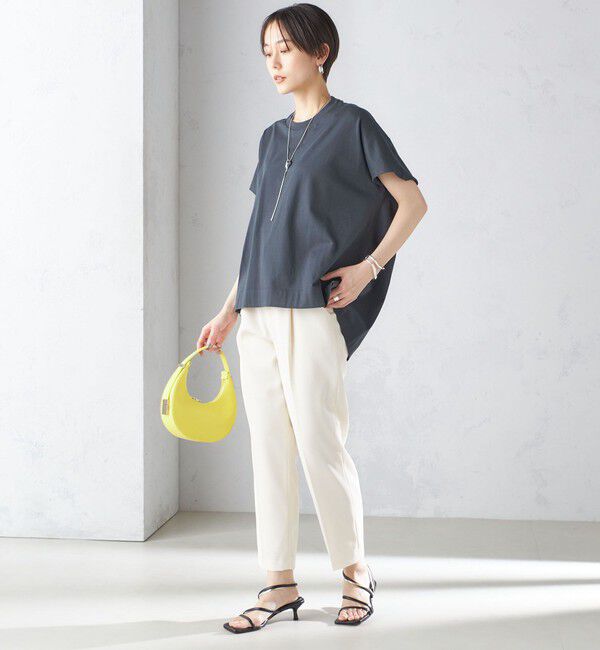 SHIPS for women「〈手洗い可能〉強撚 へビー ツイル テーパード パンツ 24SS ◇」|その他|