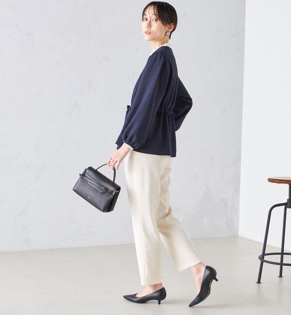 SHIPS for women「〈手洗い可能〉強撚 へビー ツイル テーパード パンツ 24SS ◇」|その他|